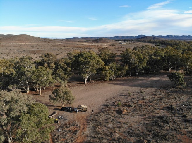 Almerta Overhead of Lena's Camp