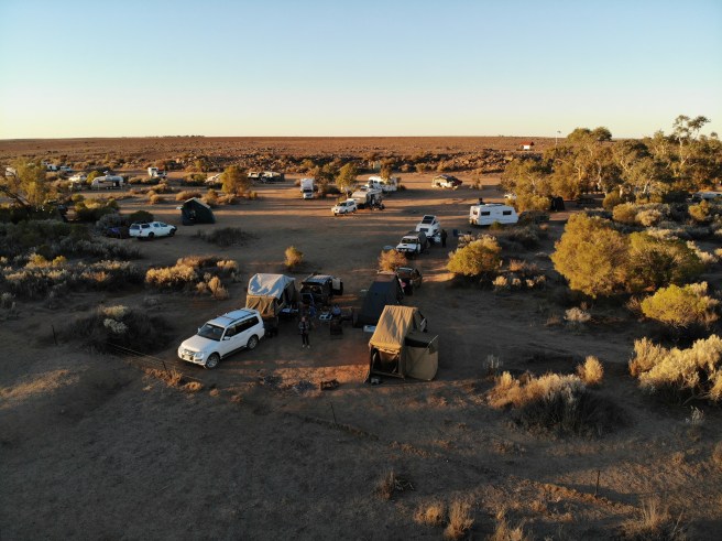 Farina Campsite Overhead