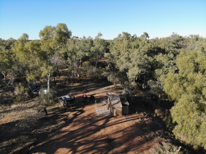 Boulia campsite between river and racecource