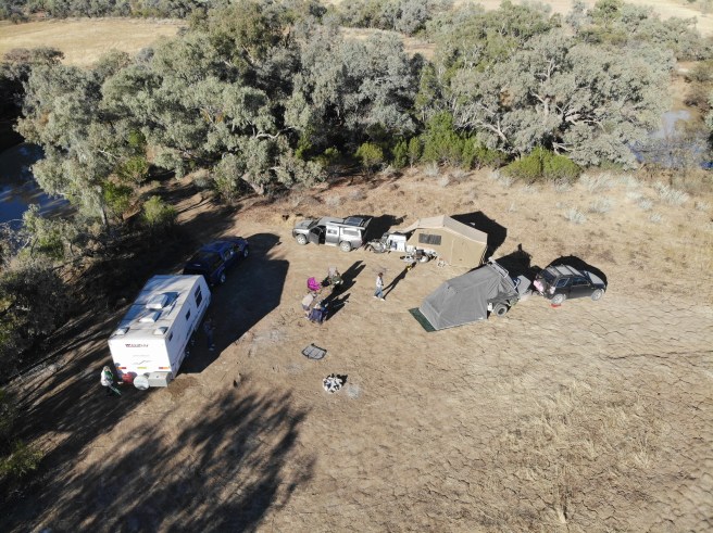 Thomson River Camp spot near Stonehenge