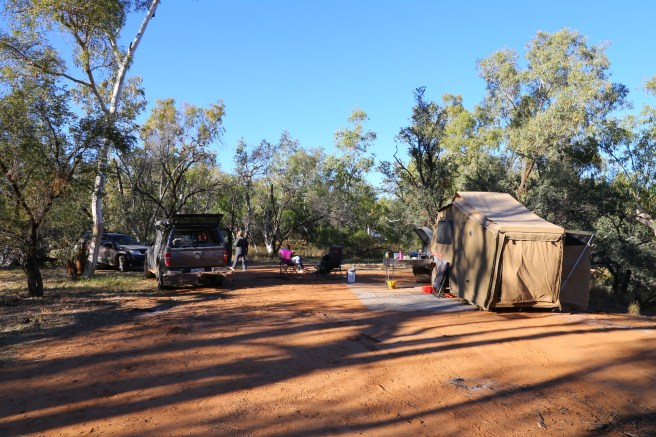 Boulia campsite between river and racecource