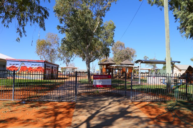 Boulia rest area on main street