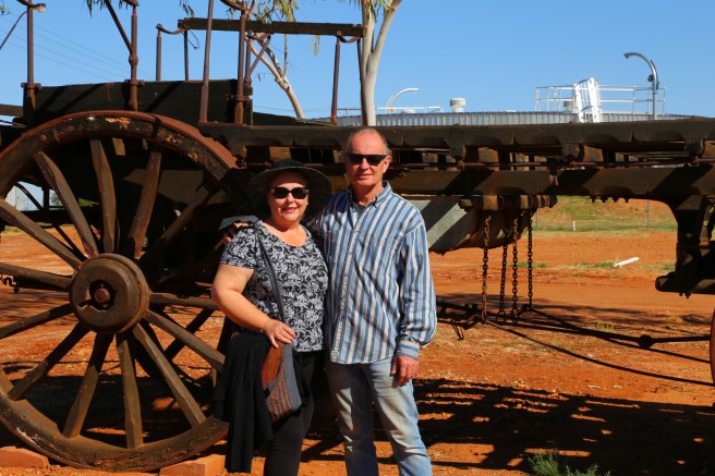 Chris and Sharon in Boulia
