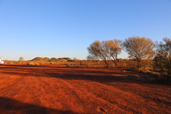 Poddy Creek Rest Stop at sunset