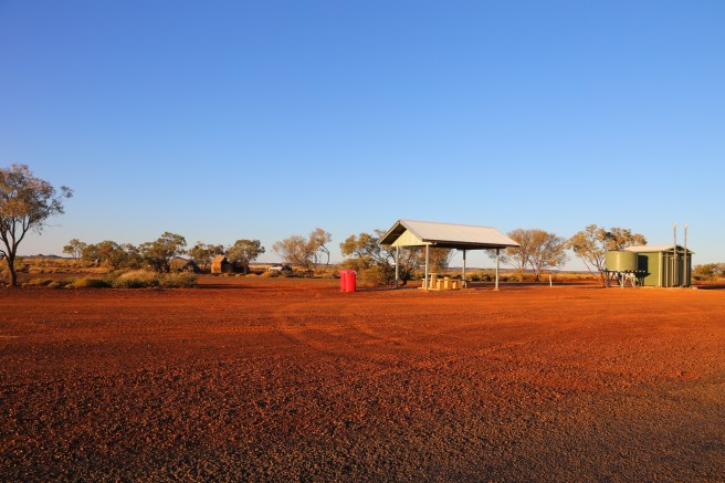 Poddy Creek Rest Stop at sunrise
