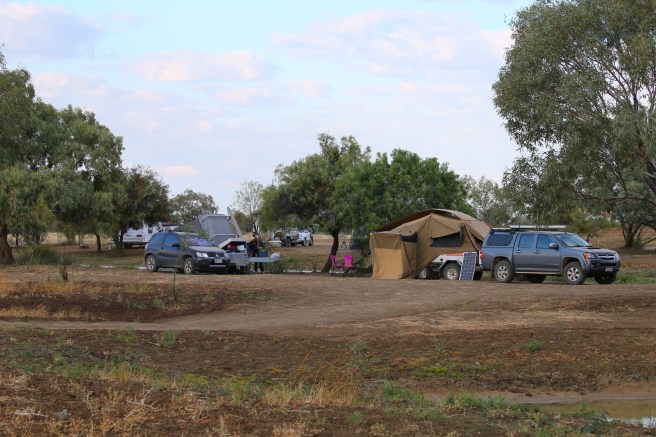 Campsite at Long Waterhole near Wynton