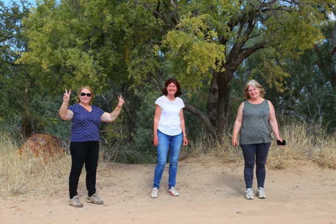 Sharon, Cindy and Jo at Skull Hole, Bladensburg National Park