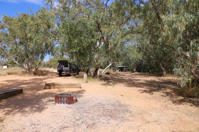 Bough Shed Waterhole Campsite at Bladensburg National Park