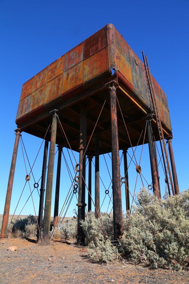 Farina water tank on old railway line