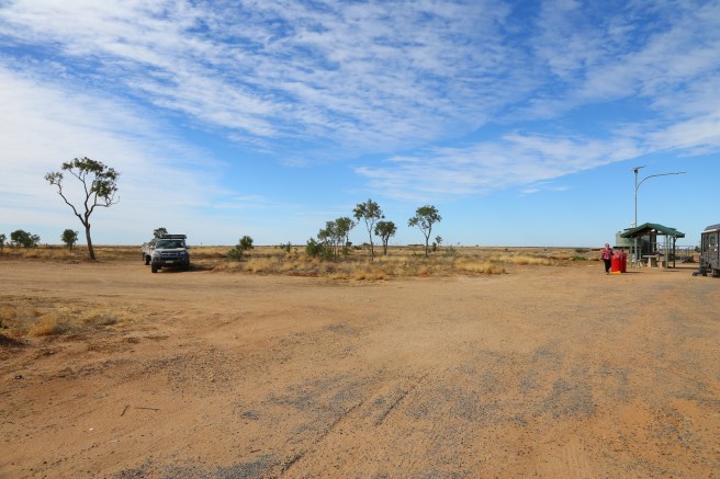 Rest stop on way to Longreach from Winton