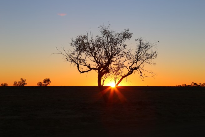 Sunset at Welford National Park Camping Area