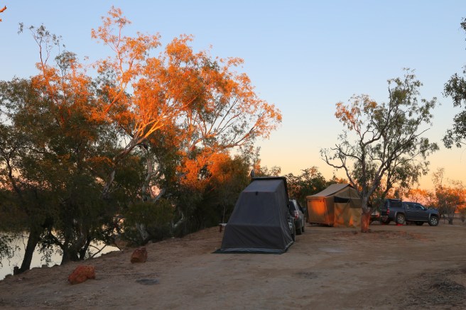 Sunrise at Welford National Park Camping Area