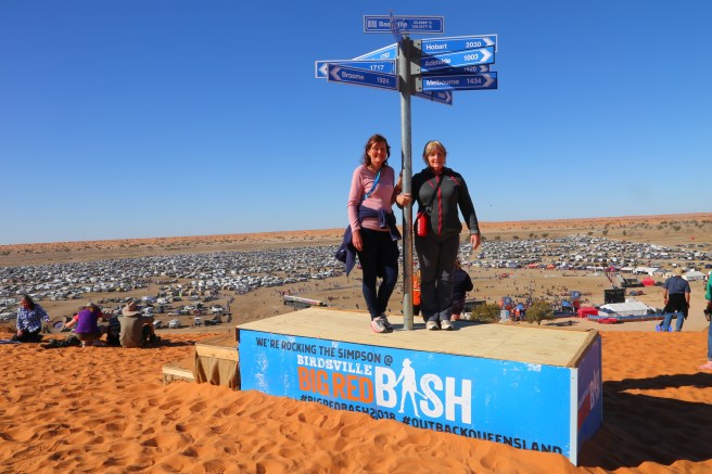 Cindy and Jo at Big Red