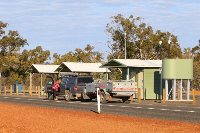Rest stop 31Km South of Cunnamulla