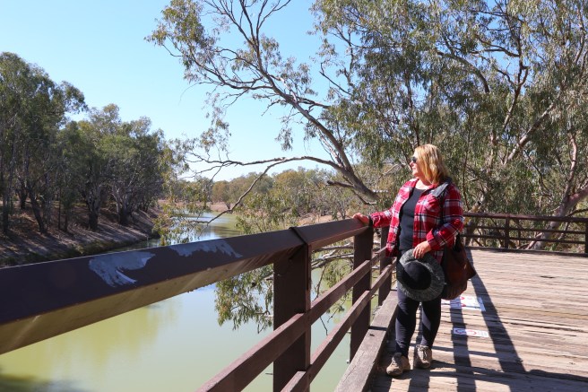 Historic Wharf on the Darling River in Bourke