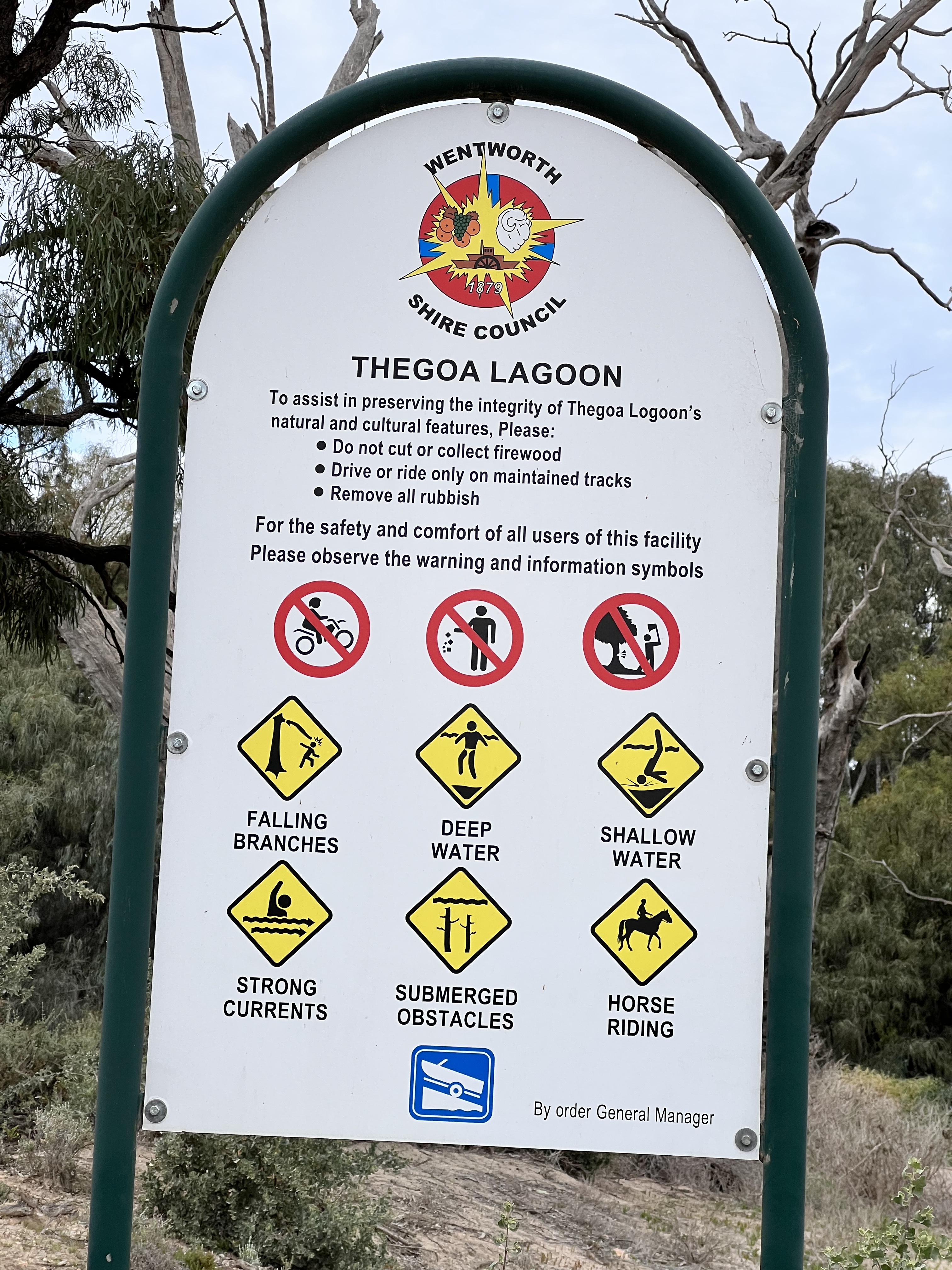 Thegoa Lagoon, Wentworth Shire Council, NSW, Free Camping
