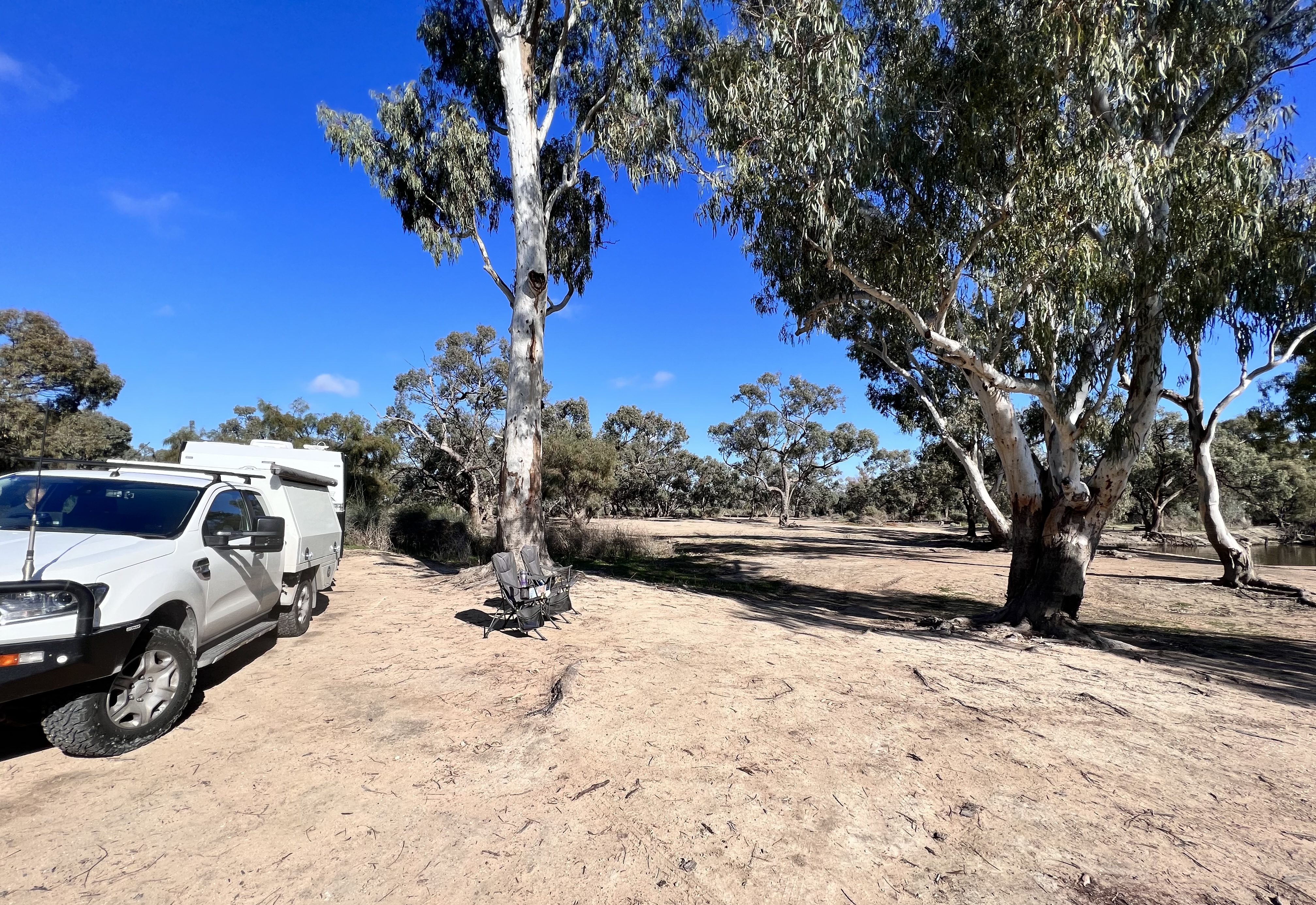 Camp spot - Crozier Rock Track - Lock 9, Murray River