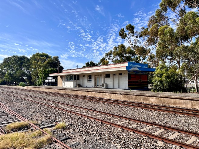 Train Station, Lake Indawarra Campground, Tintinara, South Australia